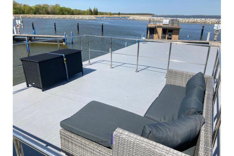 Hausboot Fjord Vela Mit Biosauna In Barth Luaran gambar
